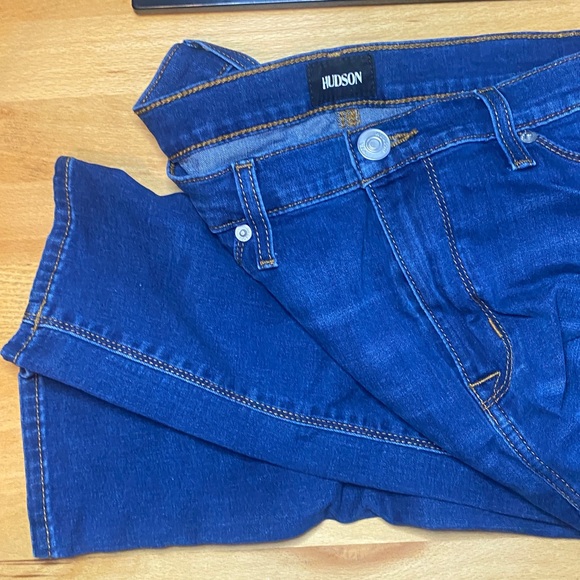 Hudson Blair Super Skinny Denim Jeans Size 31 Dark Denim Stretchy - Picture 1 of 7